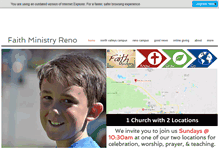 Tablet Screenshot of faithministryreno.com